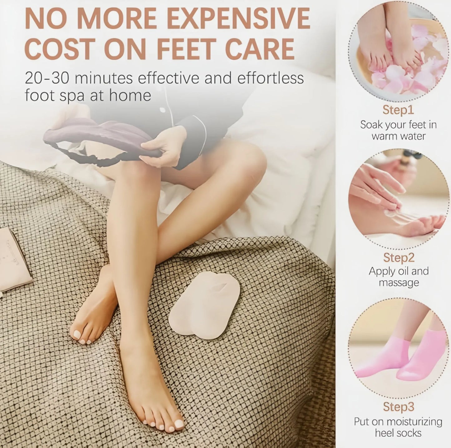 SilkHeal™ | Cracked Heel Repair Spa Socks