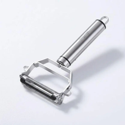 DualEdge™ | 2-in-1 Stainless Steel Peeler & Julienne Slicer