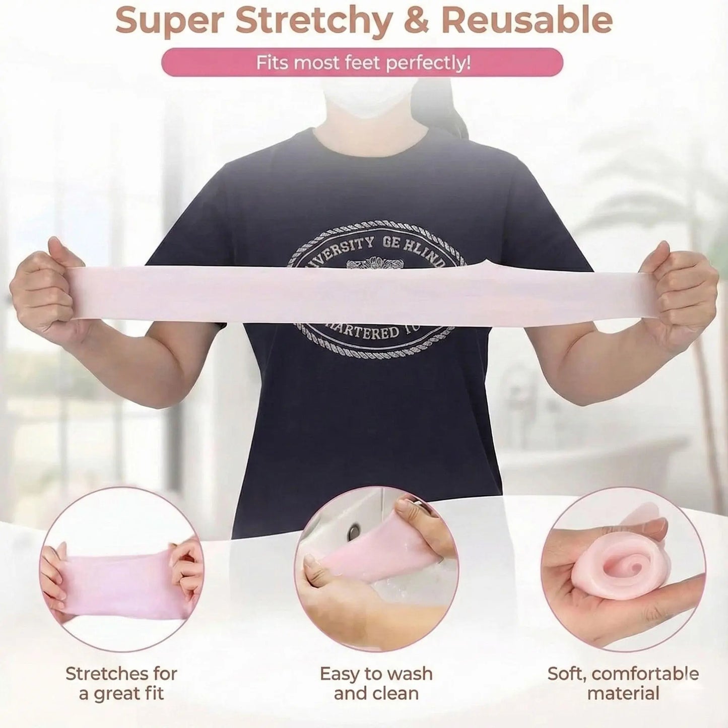 SilkHeal™ | Cracked Heel Repair Spa Socks