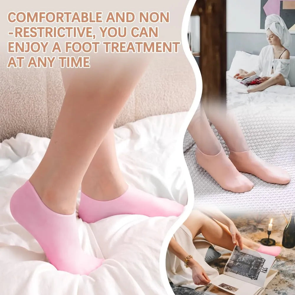 SilkHeal™ | Cracked Heel Repair Spa Socks