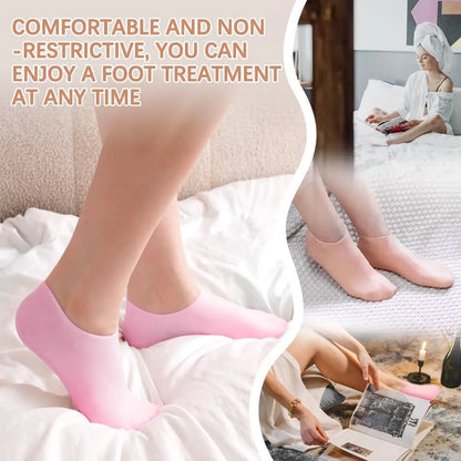 SilkHeal™ | Cracked Heel Repair Spa Socks