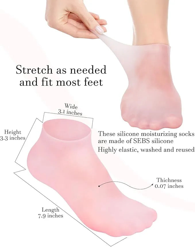 SilkHeal™ | Cracked Heel Repair Spa Socks