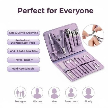 NailCare™ Premium 16-Piece Nail & Beauty Kit